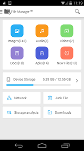 تحميل برنامج File Manager HD برابط مباشر